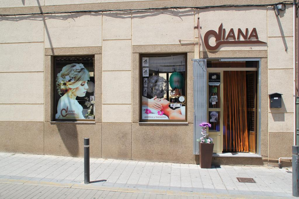 Fachada de Diana peluquería en Benavente